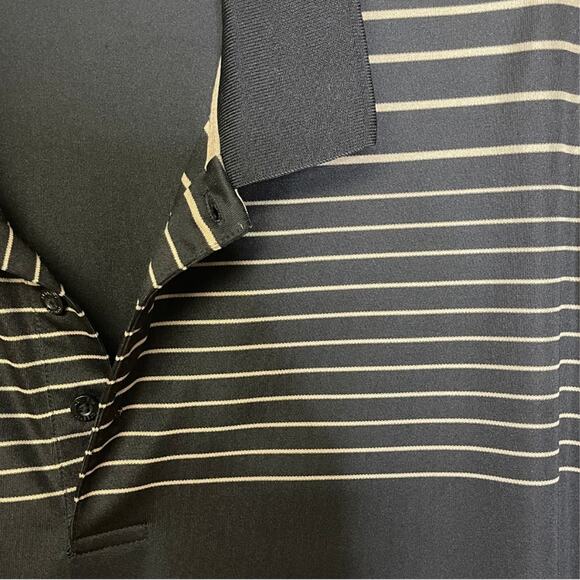 Kenneth Roberts men’s polo lightweight gold shirt black tan comfy size XXL - Picture 3 of 5